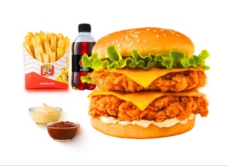 Double Burger Menü görseli