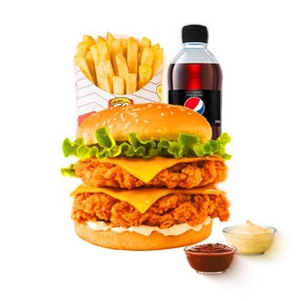 Double Burger Menü görseli