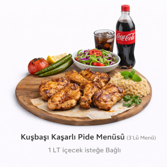 Tavuk Pirzola Menü (3'Lü Menü) görseli