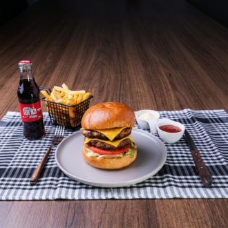 Double Cheeseburger Menü görseli