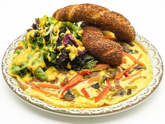 Sebzeli Omlet görseli