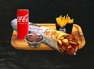 Aras Mega Tavuk Döner Dürüm Menü 2 görseli