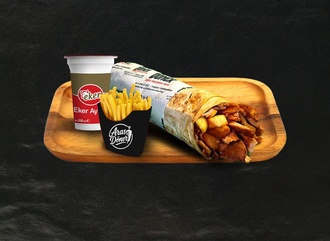 3'Lü Tavuk Döner Dürüm Menü görseli