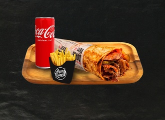 3'Lü Muhteşem Et Döner Dürüm Menü 3 görseli