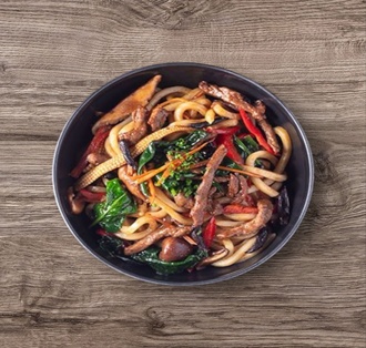 Siyah Sarımsaklı Etli Udon görseli