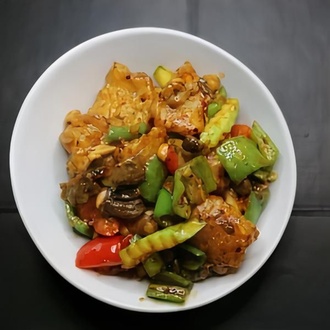 Acılı Fıstıklı Kalamar görseli