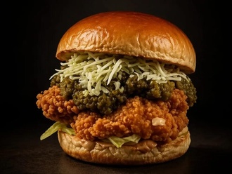 Pesto Gravyer Burger görseli