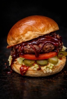 Smoked Fury Burger görseli