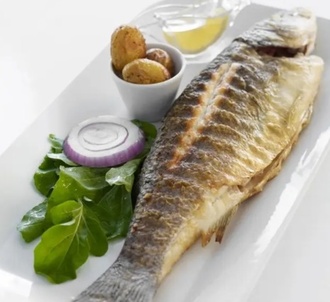 Izgara İri Levrek(400/450 Gr) 1 Adet İçecek İle görseli