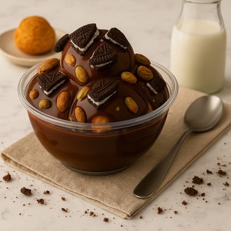 Oreolu & Antep Fıstıklı Profiterol (300 Gr.) görseli