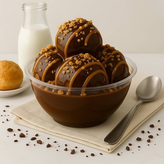 Karamel Soslu Çıtır Kıtırlı Profiterol (300 Gr.) görseli