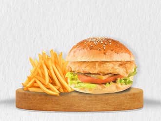 Çıtır Tavuk Burger görseli