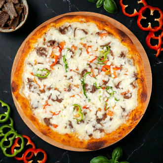Neşeli Dönerli Pizza (Orta Boy) görseli
