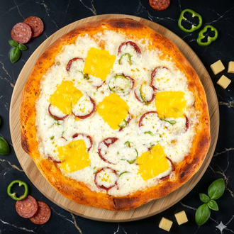 Neşeli Sucuklu Pizza (Orta Boy) görseli