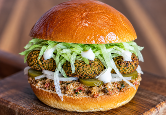 Falafel Vegan Burger görseli