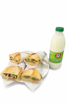 Dört Adet Yarım Ekmek Tost Menü görseli