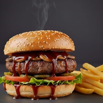 Mushrooms Burger görseli