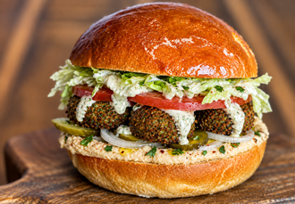 Falafel Lübnan Vegan Burger görseli