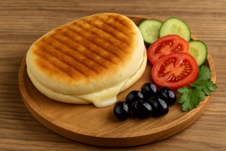 Bazlama Kaşarlı Tost görseli