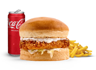 Chicken Tenders Burger Menü görseli