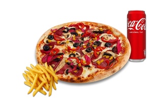 Klasik Spesiyal Pizza (Büyük Boy) Menü görseli