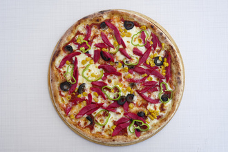Sosisli Pizza (Küçük Boy) görseli