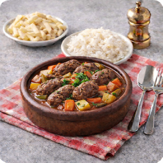 Sebzeli Fırın Köfte Menü görseli