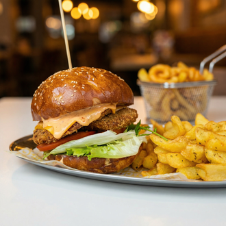 Klasik Tavuk Burger görseli