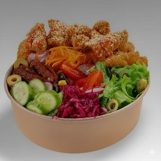 Acı Tavuklu Salata görseli