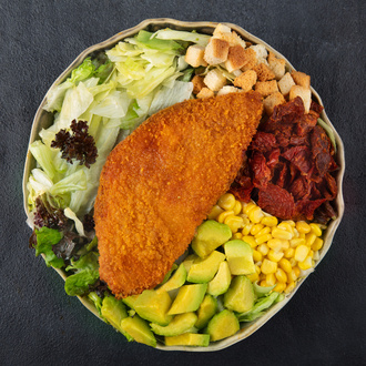 Chicken Schnitzel / Tavuk Schnitzel Salata görseli