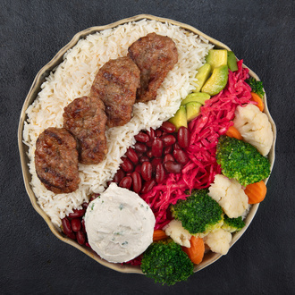 Grilled Meatballs / Izgara Köfteli Bowl görseli