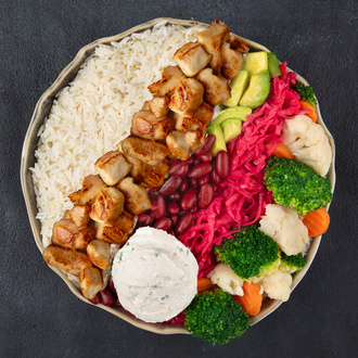 Chicken Loukumi / Tavuk Lokum Bowl görseli
