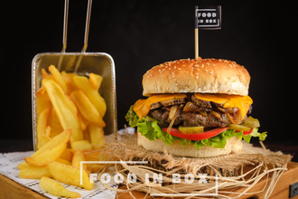 Food In Box Burger görseli