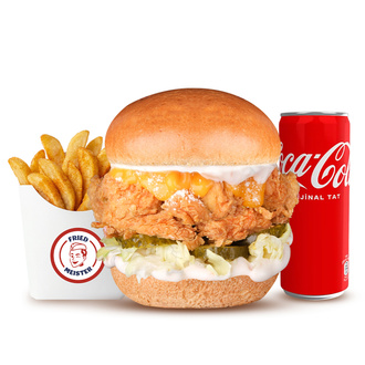 Cheddar & Parmesan Burger Menü görseli