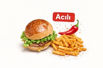 Acılı Burger görseli