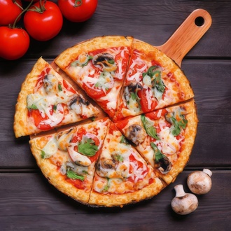 Sebzeli Pizza (Orta) görseli