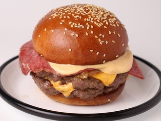 Füme Antrikot Cheeseburger (Double) görseli