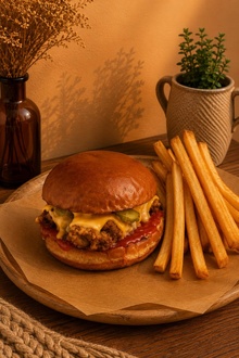 Hot Chicken Burger görseli