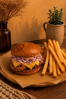 Barbekü Tavuk Burger görseli
