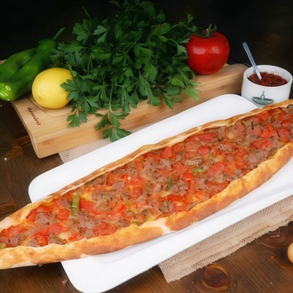 Kuşbaşılı Pide (Açık) görseli