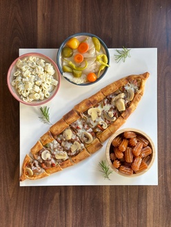 Kuşbaşılı Mantarlı Pide Menü görseli