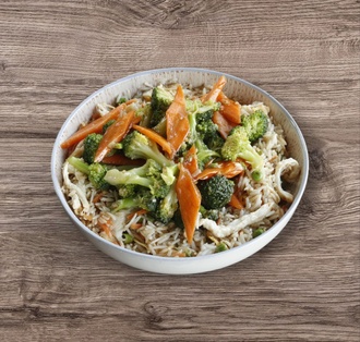 Tavuklu Pilav Üstü Sarımsak Soslu Brokoli görseli