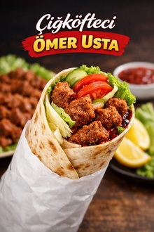 Çiğ Köfte Dürüm (Çift Lavaş) görseli