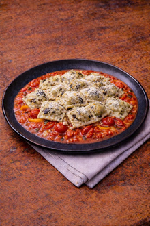 Köz Patlıcanlı Ravioli görseli