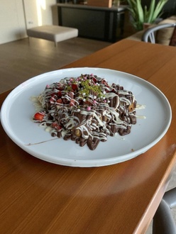 Renkli Rüya Waffle+dondurma(100ml) görseli