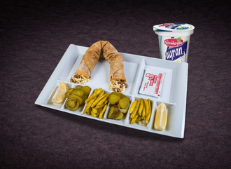 Kaşarlı Et Tantuni Dürüm + Ayran görseli