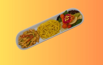Cheddar Soslu Tavuk görseli