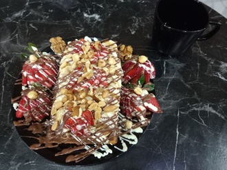 Jumbo Belçika Usulü Beş Malzemeli Waffle (2 Kişilik) görseli