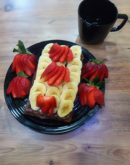 Jumbo (2 Kişilik ) 5 Malzemeli Belçika Usulü Waffle görseli