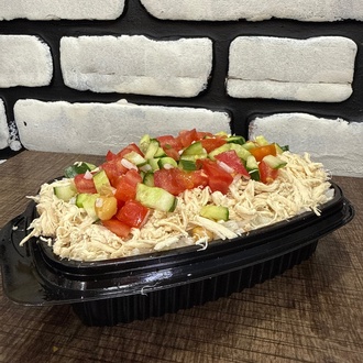 Tavuklu Pilav Üstüne Salata(büyük) görseli